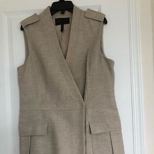 BCBG Maxazria long wrap vest